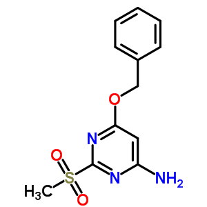 2-Methylsulfonyl-6-phenylmethoxy-pyrimidin-4-amineStructure,60722-77-2Structure 2-Methylsulfonyl-6-phenylmethoxy-pyrimidin-4-amine Structure,60722-77-2Structure