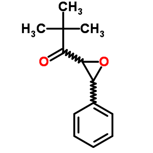 2,2-二甲基-1-(3-苯基-2-環(huán)氧乙烷)-1-丙酮結構式_60843-66-5結構式