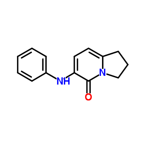 6-Anilino-2,3-dihydro-5(1h)-indolizinoneStructure,612065-05-1Structure 6-Anilino-2,3-dihydro-5(1h)-indolizinone Structure,612065-05-1Structure