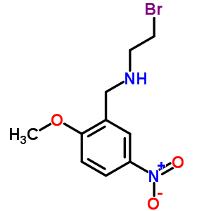 N-(2-bromoethyl)-2-methoxy-5-nitrobenzylamineStructure,61361-58-8Structure N-(2-bromoethyl)-2-methoxy-5-nitrobenzylamine Structure,61361-58-8Structure