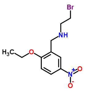 N-(2-bromoethyl)-2-ethoxy-5-nitrobenzylamineStructure,61361-59-9Structure N-(2-bromoethyl)-2-ethoxy-5-nitrobenzylamine Structure,61361-59-9Structure