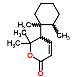 5-(1,2-Dimethylcyclohexyl)-6,6-dimethyl-5h-pyran-2-oneStructure,61431-53-6Structure 5-(1,2-Dimethylcyclohexyl)-6,6-dimethyl-5h-pyran-2-one Structure,61431-53-6Structure
