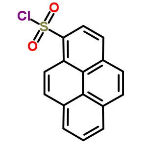 1-芘磺酰氯結(jié)構(gòu)式_61494-52-8結(jié)構(gòu)式