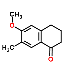 6-Methoxy-7-methyl-3,4-dihydro-2h-naphthalen-1-one Structure,61495-10-1Structure