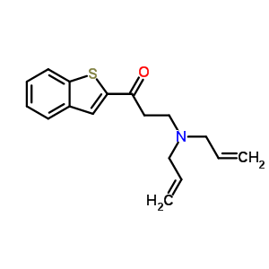 2-(3-(Diallylamino)propionyl)benzothiopheneStructure,61508-29-0Structure 2-(3-(Diallylamino)propionyl)benzothiophene Structure,61508-29-0Structure