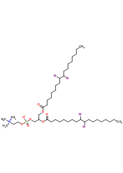 1,2-Di(9,10-dibromostearoyl)phosphatidylcholineStructure,61596-55-2Structure 1,2-Di(9,10-dibromostearoyl)phosphatidylcholine Structure,61596-55-2Structure