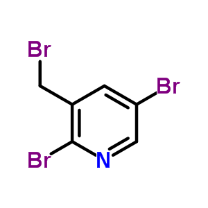Pyridine, 2,5-dibromo-3-(bromomethyl)-Structure,61686-65-5Structure Pyridine, 2,5-dibromo-3-(bromomethyl)- Structure,61686-65-5Structure