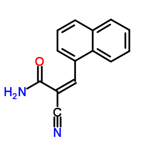 2-Propenamide,2-cyano-3-(1-naphthalenyl)-Structure,61906-75-0Structure 2-Propenamide,2-cyano-3-(1-naphthalenyl)- Structure,61906-75-0Structure