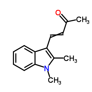 4-(1,2-Dimethylindol-3-yl)but-3-en-2-oneStructure,61936-75-2Structure 4-(1,2-Dimethylindol-3-yl)but-3-en-2-one Structure,61936-75-2Structure