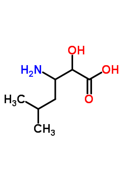 3-Amino-2-hydroxy-5-methylhexanoic acidStructure,62023-30-7Structure 3-Amino-2-hydroxy-5-methylhexanoic acid Structure,62023-30-7Structure