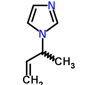 (9ci)-1-(1-甲基-2-丙烯基)-1H-咪唑結(jié)構(gòu)式_62366-42-1結(jié)構(gòu)式