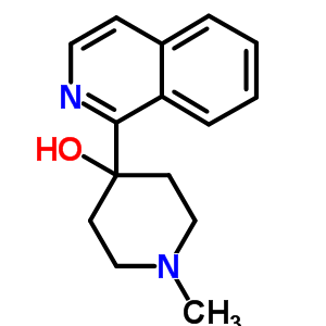4-Piperidinol,4-(1-isoquinolinyl)-1-methyl-Structure,62370-77-8Structure 4-Piperidinol,4-(1-isoquinolinyl)-1-methyl- Structure,62370-77-8Structure