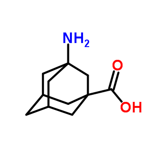 3-Amino-1-adamantanecarboxylic acidStructure,6240-10-4Structure 3-Amino-1-adamantanecarboxylic acid Structure,6240-10-4Structure