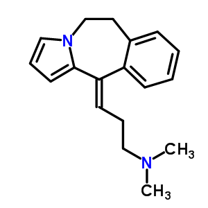 3-(9-氯-6,11-二氫-5H-吡咯并(2,1-B)(3)苯并氮雜卓-11-基)-N,N-二甲基-1-丙胺結構式_62541-85-9結構式