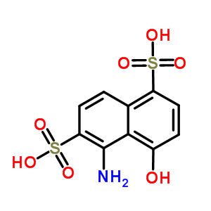 5-Amino-4-hydroxy-naphthalene-1,6-disulfonic acidStructure,6271-89-2Structure 5-Amino-4-hydroxy-naphthalene-1,6-disulfonic acid Structure,6271-89-2Structure