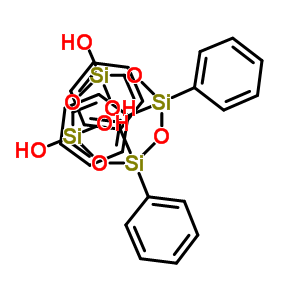 6,6,8,8-Tetraphenyl-1,3,5,7,2,4,6,8-tetroxatetrasilocane-2,2,4,4-tetrolStructure,62725-49-9Structure 6,6,8,8-Tetraphenyl-1,3,5,7,2,4,6,8-tetroxatetrasilocane-2,2,4,4-tetrol Structure,62725-49-9Structure