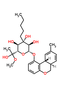 Delta(1)-tetrahydrocannabinol glucuronideStructure,62726-09-4Structure Delta(1)-tetrahydrocannabinol glucuronide Structure,62726-09-4Structure
