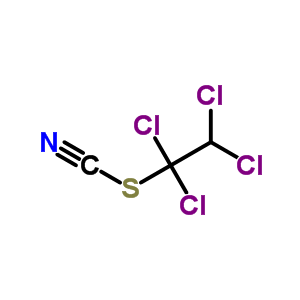 1,1,2,2-Tetrachloro-1-thiocyanato-ethaneStructure,62737-83-1Structure 1,1,2,2-Tetrachloro-1-thiocyanato-ethane Structure,62737-83-1Structure