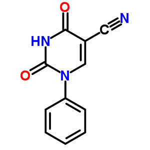 2,4-Dioxo-1-phenyl-1,2,3,4-tetrahydro-5-pyrimidinecarbonitrileStructure,6275-84-9Structure 2,4-Dioxo-1-phenyl-1,2,3,4-tetrahydro-5-pyrimidinecarbonitrile Structure,6275-84-9Structure