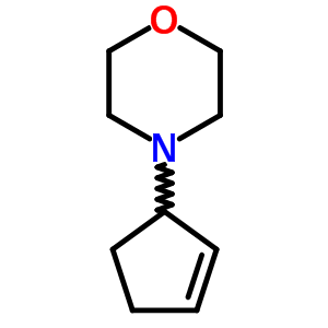 Morpholine, 4-(2-cyclopenten-1-yl)-Structure,6284-13-5Structure Morpholine, 4-(2-cyclopenten-1-yl)- Structure,6284-13-5Structure