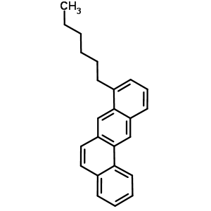 8-己基苯[a]蒽結構式_63019-34-1結構式