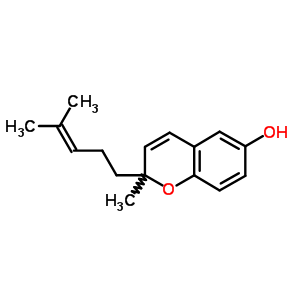 2-Methyl-2-(4-methylpent-3-enyl)-2h-chromen-6-olStructure,63025-48-9Structure 2-Methyl-2-(4-methylpent-3-enyl)-2h-chromen-6-ol Structure,63025-48-9Structure