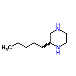 Piperazine, 2-pentyl-(7ci,8ci,9ci)Structure,6303-79-3Structure Piperazine, 2-pentyl-(7ci,8ci,9ci) Structure,6303-79-3Structure