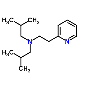 2-Pyridineethanamine,n,n-bis(2-methylpropyl)-Structure,6312-33-0Structure 2-Pyridineethanamine,n,n-bis(2-methylpropyl)- Structure,6312-33-0Structure