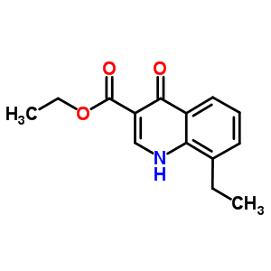 8-Ethyl-4-hydroxyquinoline-3-carboxylic acid ethyl esterStructure,63136-14-1Structure 8-Ethyl-4-hydroxyquinoline-3-carboxylic acid ethyl ester Structure,63136-14-1Structure
