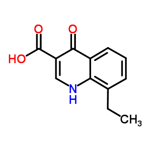 8-乙基-4-羥基喹啉-3-羧酸結構式_63136-16-3結構式