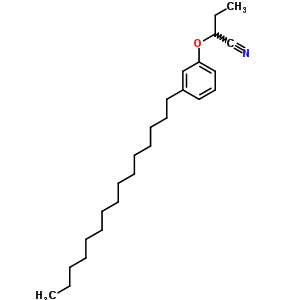 2-(3-Pentadecylphenoxy)butanenitrileStructure,63163-97-3Structure 2-(3-Pentadecylphenoxy)butanenitrile Structure,63163-97-3Structure