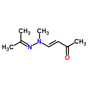3-Butene-2-one,4-(methyl (1-methylethylidene)hydrazino)-Structure,63262-98-6Structure 3-Butene-2-one,4-(methyl (1-methylethylidene)hydrazino)- Structure,63262-98-6Structure