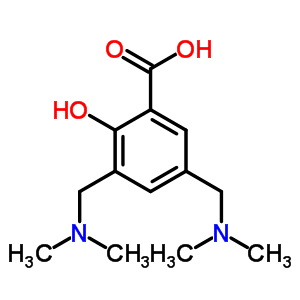 3,5-Bis(dimethylaminomethyl)-2-hydroxy-benzoic acidStructure,6333-23-9Structure 3,5-Bis(dimethylaminomethyl)-2-hydroxy-benzoic acid Structure,6333-23-9Structure