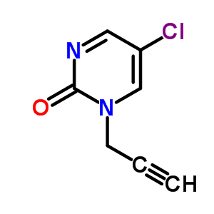 1-Propargyl-5-chloropyrimidin-2-oneStructure,63331-26-0Structure 1-Propargyl-5-chloropyrimidin-2-one Structure,63331-26-0Structure