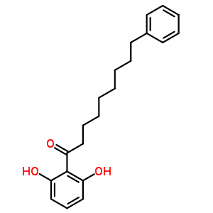 1-(2,6-Dihydroxyphenyl)-9-phenyl-1-nonanoneStructure,63335-23-9Structure 1-(2,6-Dihydroxyphenyl)-9-phenyl-1-nonanone Structure,63335-23-9Structure