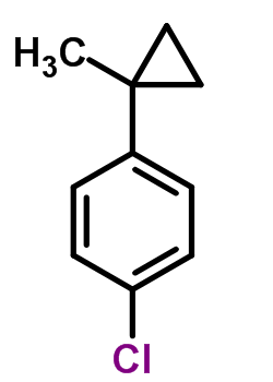 Benzene,1-chloro-4-(1-methylcyclopropyl)-Structure,63340-05-6Structure Benzene,1-chloro-4-(1-methylcyclopropyl)- Structure,63340-05-6Structure