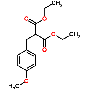 Diethyl 2-(4-methoxybenzyl)malonateStructure,6335-37-1Structure Diethyl 2-(4-methoxybenzyl)malonate Structure,6335-37-1Structure