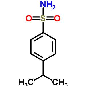4-異丙基苯磺酰胺結(jié)構(gòu)式_6335-39-3結(jié)構(gòu)式