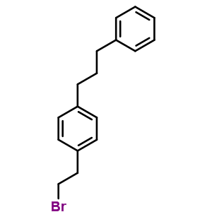 Benzene,1-(2-bromoethyl)-4-(3-phenylpropyl)-Structure,6337-60-6Structure Benzene,1-(2-bromoethyl)-4-(3-phenylpropyl)- Structure,6337-60-6Structure