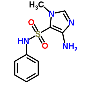5-Amino-3-methyl-n-phenyl-imidazole-4-sulfonamideStructure,6339-63-5Structure 5-Amino-3-methyl-n-phenyl-imidazole-4-sulfonamide Structure,6339-63-5Structure