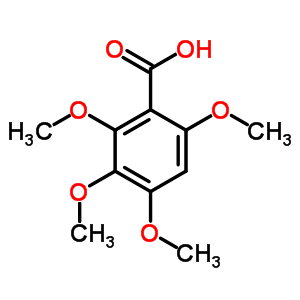 2,3,4,6-Tetramethoxybenzoic acidStructure,6342-81-0Structure 2,3,4,6-Tetramethoxybenzoic acid Structure,6342-81-0Structure