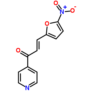3-(5-Nitro-2-furyl)-1-(4-pyridyl)-2-propen-1-oneStructure,63421-93-2Structure 3-(5-Nitro-2-furyl)-1-(4-pyridyl)-2-propen-1-one Structure,63421-93-2Structure