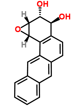 (+)-Trans-3,4-dihydroxy-1,2-epoxy-1,2,3,4-tetrahydrobenz(a)anthraceneStructure,63438-26-6Structure (+)-Trans-3,4-dihydroxy-1,2-epoxy-1,2,3,4-tetrahydrobenz(a)anthracene Structure,63438-26-6Structure