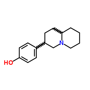 Octahydro-3-(4-hydroxyphenyl)-2h-quinolizineStructure,63716-70-1Structure Octahydro-3-(4-hydroxyphenyl)-2h-quinolizine Structure,63716-70-1Structure