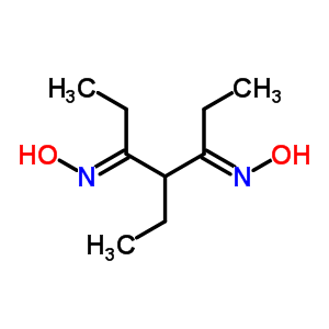 4-乙基-3,5-庚烷二酮 二肟結(jié)構(gòu)式_63834-27-5結(jié)構(gòu)式