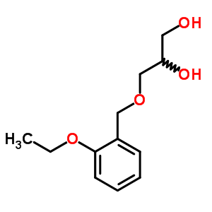 3-(O-乙氧基芐氧基)-1,2-丙二醇結(jié)構(gòu)式_63834-81-1結(jié)構(gòu)式