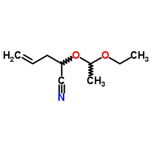 2-(1-Ethoxyethoxy)pent-4-enenitrileStructure,63884-99-1Structure 2-(1-Ethoxyethoxy)pent-4-enenitrile Structure,63884-99-1Structure