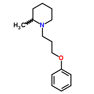 2-Methyl-1-(3-phenoxypropyl)piperidineStructure,63885-12-1Structure 2-Methyl-1-(3-phenoxypropyl)piperidine Structure,63885-12-1Structure