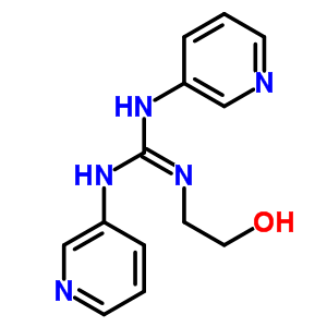 1,3-Bis(3-pyridyl)-2-(2-hydroxyethyl)guanidineStructure,63885-21-2Structure 1,3-Bis(3-pyridyl)-2-(2-hydroxyethyl)guanidine Structure,63885-21-2Structure