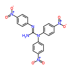 1,1,3-Tris(p-nitrophenyl)guanidineStructure,63885-30-3Structure 1,1,3-Tris(p-nitrophenyl)guanidine Structure,63885-30-3Structure
